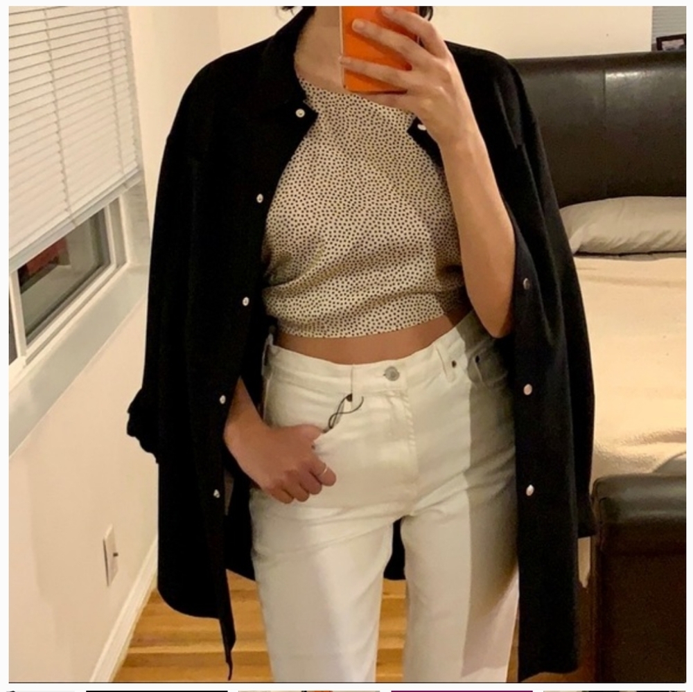 ZARA FAUX SUEDE OVERSHIRT